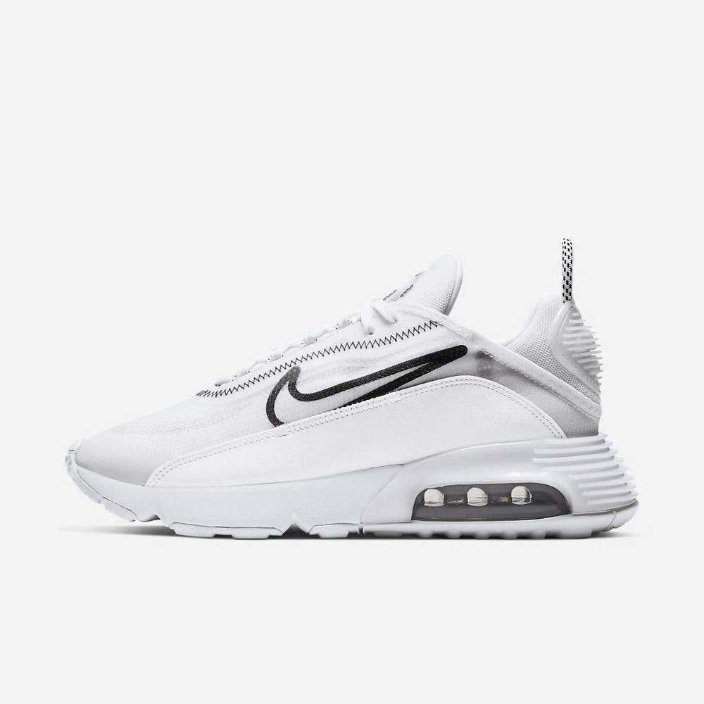 Sneakers Nike Air Max 2090 Blanche 5893-704 White/Wolf Grey/Black Femme | ACO-99722049